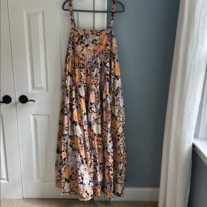 Free People Black Floral Maxi Dress